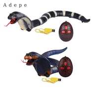 [Adepe] Rattle snake toy, realistic remote control snake toy for children and adults,