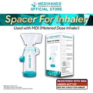 Medihands Spacer For Inhaler - Used With MDI (Metered Dose Inhaler) For Children & Adult With Asthma