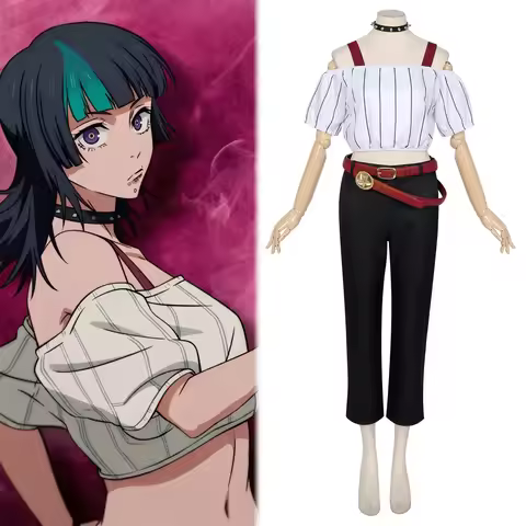 Jujutsu Kaisen Cosplay Kirara Hoshi Crop Top and Pants Set Anime Costume
