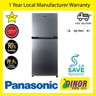 Panasonic 234L 2 Door Refrigerator NR-BL263VPMY Inverter Wide Fresh Case &amp; Ag Clean NR-BL263VPMY Freezer Fridge Peti Sej