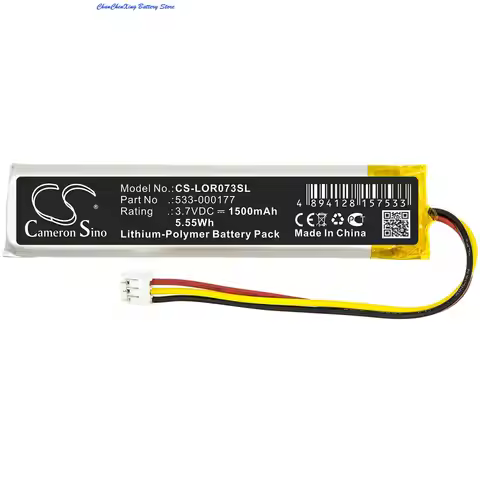 3.7V 1500mAh replacement Rechargeable Keyboard Battery 533-000177 for Logitech MX KEYS, YR0073