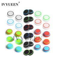 IVYUEEN 4 pcs Silicone Analog Cover for PS5 PlayStation 4 PS4 Pro Slim Controller Caps for Xbox One Series 360 Thumb Stick Grips