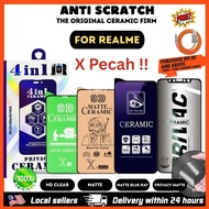 REALME 6I 5S 5I 5 PRO 3 PRO 2 PRO Full Ceramic film screen protector 9D clear matte anti blue ray pr