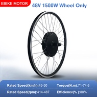 [JUSTD] Electric Bike Conversion Kit 20-29Inch 700C 48V 1500W Rear Cassette Hub Motor Wheel Dropout 