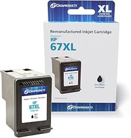 Dataproducts Brand Remanufactured Ink Cartridge Replacement for HP 67XL 3YM57AN | Black,3.25 x 2 x 4