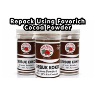 Favorich Cocoa Powder | Local Cocoa | Rich Chocolate Taste | Repacked | Baking & Drinks 18gm