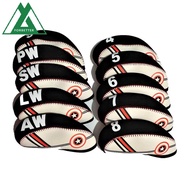 FORBETTER Golf Iron Headcover Golf Training Equipment 4 5 6 7 8 9 SW PW LW AW Neoprene 10pcs/set Wed
