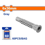 Wadfow Universal Plastic Anchor Tox 6MM - 10MM Wall Plug Gripper Screw Nail Drive Drywall Anchors Gr