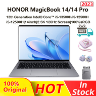 【1 Year Warranty】2023 HONOR MagicBook 14 Pro/HONOR MagicBook 14 Laptop/i5-13500H/i5-12500H/16GB RAM 1TB SSD Notebook/14.2“ 2.5K 120Hz High Brush Screen/100%sRGB/Honor Laptop PC/Honor MagicBook Notebook