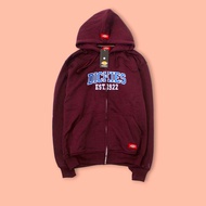 Jaket Sweater Hoodie Zipper DICKIES 1922 Font Bordir Dan Sablon - Sweater Hoodie Zipper Pria Wanita