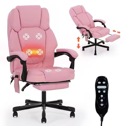Massage Office Chair withVibration Points,High Back & Heat, Executive Desk Chair,Big and Tall Office