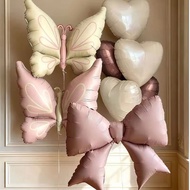 8pcs MATTE LOVE RIBBON BUTTERFLY BALLOONS PACKAGE