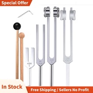 4Pcs Tuning Fork Set(128Hz,  136.1Hz, MI 528Hz, 4096Hz),for Healing Chakra,Sound Therapy,Reliever St