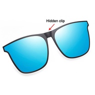 *Ready Stock*New Ultra-light Glasses Clip-on Mens Driving Outdoor Polarized Anti-UV Sunglasses Clip-