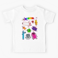 Numberblocks Girls Fashion Boy Tees 2023 New Kids TShirt 0-10 Number Blocks Kids Baby Funny Graphic 