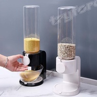 Cereal Dispenser Grain Storage Box Cereal Container Storage Dispenser Candy Snack Cylinder Jars Dry 