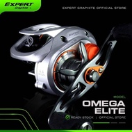 Expert graphite omega elite edition og 200l bc bait casting fishing reel
