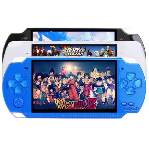 NEW X6 Portable Handheld Game Console 8GB 4.3'' 32Bit 100 Childhood Classic Games Built-In Portable