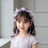 SEVENHOME3E Princess Flower Crown, Flexible Band Lightweight Construction Fairy Butterfly Headband, 