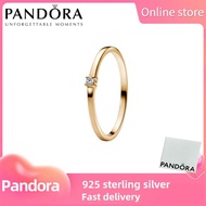 100% authentic S925 sterling silver [153630C01] Pandora Era Lab-Grown Diamond Single Stone Ring