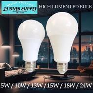 [SIRIM] High Lumen LED E27 Bulb 5W 10W 13W 15W 18W 24W Lampu Mentol Energy Saving