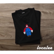 BAYMAX MARIO COSTUME BLACK TSHIRT- MARIO IN BAYMAX TSHIRT