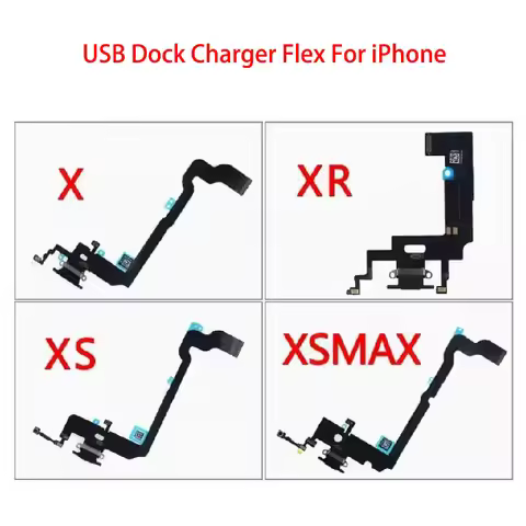 Charging Flex Cable for iPhone X XR XS Max USB Dock Connector Charger Port Replacement Parts