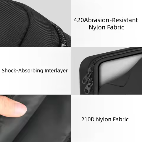 87-Key Dual-Pocket Keyboard Case for Logitech MX Keys S/MX Keys Series Keyboard Storage Bag Accessor