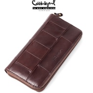 AD6 Cobbler Legend women's genuine leather wallet Multi functional wallet zipper wallet Long wallet