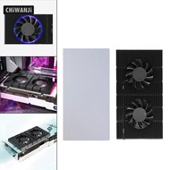 [CHiWANJi] Graphic Card Backplane Cooler w/ Dual Fan Adjustable for RTX 3090 3080 30 Card