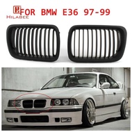 [UsusexaMY] Exterior front hood Grill cover bonnet For BMW E36 97-99 3Series Gloss Black