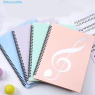 BACK2LIFE Multi-layer Music Score Folder, 40 Pages Flexible Piano Music Score Folder, Choir Folder D