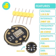INMP441 Omnidirectional Microphone with Bottom Port and I2S Digital Output