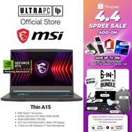 MSI Thin A15 – 15.6″ FHD 144Hz – AMD Ryzen 7 – RTX4050 – 16GB RAM – 1TB SSD – Lightweight Gaming Lap