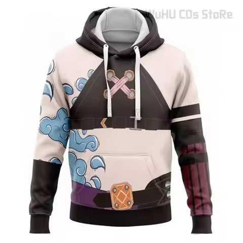 x;3,c'5\b/Cosplay Vi Caitlyn Arcane LoL Hoodie 3D Printed Hooded Hoodies Sweatshirt Men Women 3D Leg