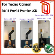For Tecno camon 16 s pro premier CE7 CE8 CE9 CD6J LCD Display Screen Assembly