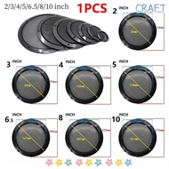 CRAFTML 1Pcs Speaker  Cover, Metal Iron Wire Grilles 2/3/4/5/6.5/8/10 inch Speakers Plastic Frame, E