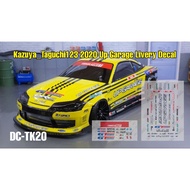 【READY STOCK】DA-21 / UV Printing Sticker For RC 1/10 body Kazuya_Taguchi123 Up garage livery (waterp