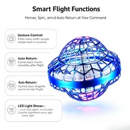Induction UFO Spinning Ball Luminous Magic Suspension Ball Intelligent Spinning UFO Flying Saucer Fl