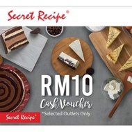 secret recipe RM 10 cash voucher