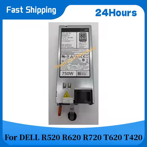 Original For DELL R520 R620 R720 T620 T420 750W Power Supply F750E-S0 E750E-S0 D750E-S3 05NF18 06W2P