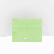 WOVE - Card Holder (Flat Texture) in Granny Smith Apple