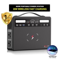 7Star Portable Power Station 800W AC 220V Output Emergency Power Supply Solar Powerbank Generator In