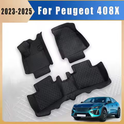 Car Floor Mats For Peugeot 408 408X 2025 2024 2023 Carpets Foot Custom Accessories Interior Pedals P