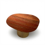 Modern Minimalist Coffee Table Set sturdy wood and marble living room centerpiece artistic design