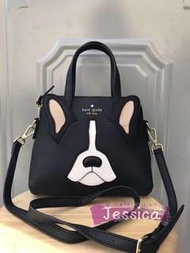 【Jessica】【狗狗貝殼包】Kate Spade 代購 2017 新款 KS 萌包 狗頭包 貝殼包 手提包 斜跨包