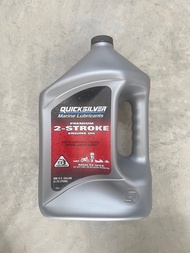 Quicksilver Outboard 2-Stroke Lubricant 2T TCW-3 Oil 3.78L (Made In USA)