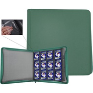Directly from Japan Fooxon Pokémon card file, 12 pockets, holds 480 cards, transparent PP material, 