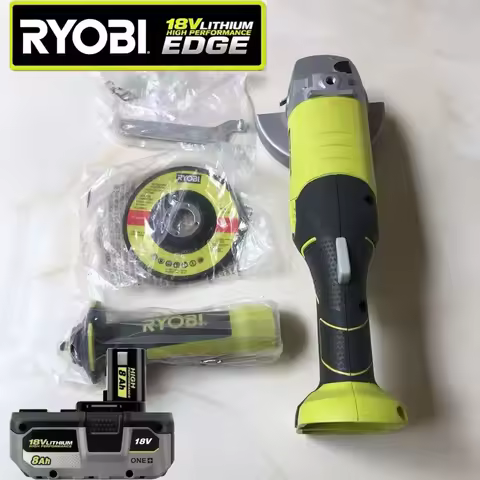 RYOBI 18V 8.0Ah Genuine Rechargeable Battery, High Capacity Stable Performance No Memory Effect Comp