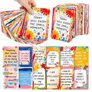 50Pcs Motivational Cards, Funny Office Products Inspiration Affirmation Cards 50 Unique Assorted Des